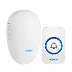 Беспроводной дверной звонок KERUI, водонепроницаемый, со светодиодной подсветильник кой, 32 звонка