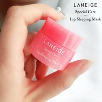 lip care sleep mask night sleep moisturizing lip balm pink lip whitening cream nourishing and protecting 3g