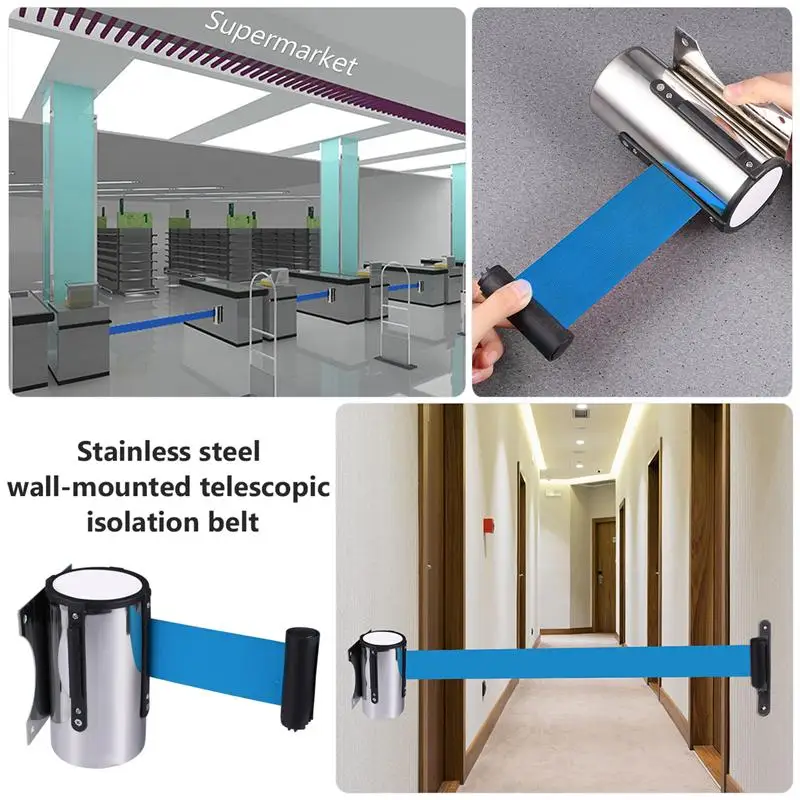 Телескопическая изоляционная лента крепящаяся к стене из нержавеющей стали с
