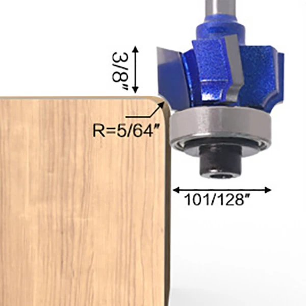 

6mm Shank High Quality Woodworking Milling Cutter Trimming Cutter Trimming Machine 4 Tooth Wood Milling Cutt