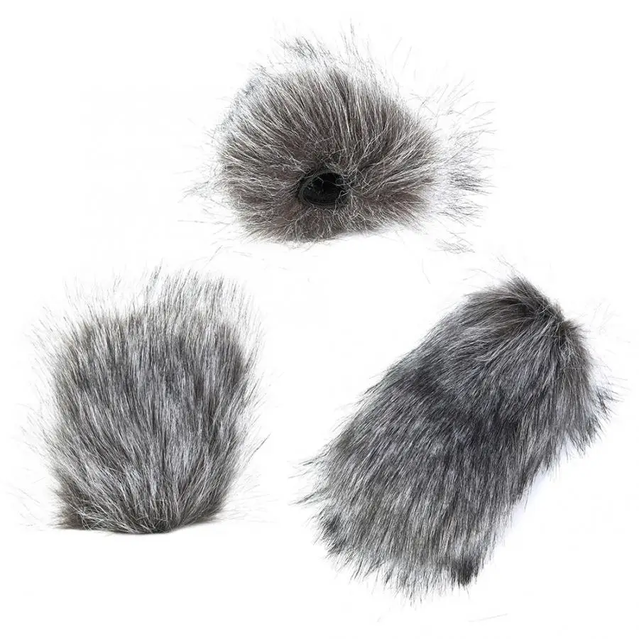 Outdoor Microphone Dusty Windshield Artificial Fur Cover Mic for Camera Recorder Accessories | Электроника