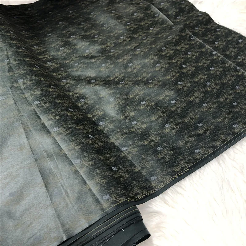 5 ярдов мягкая мужская ткань для изготовления рубашки африканская атику высокое