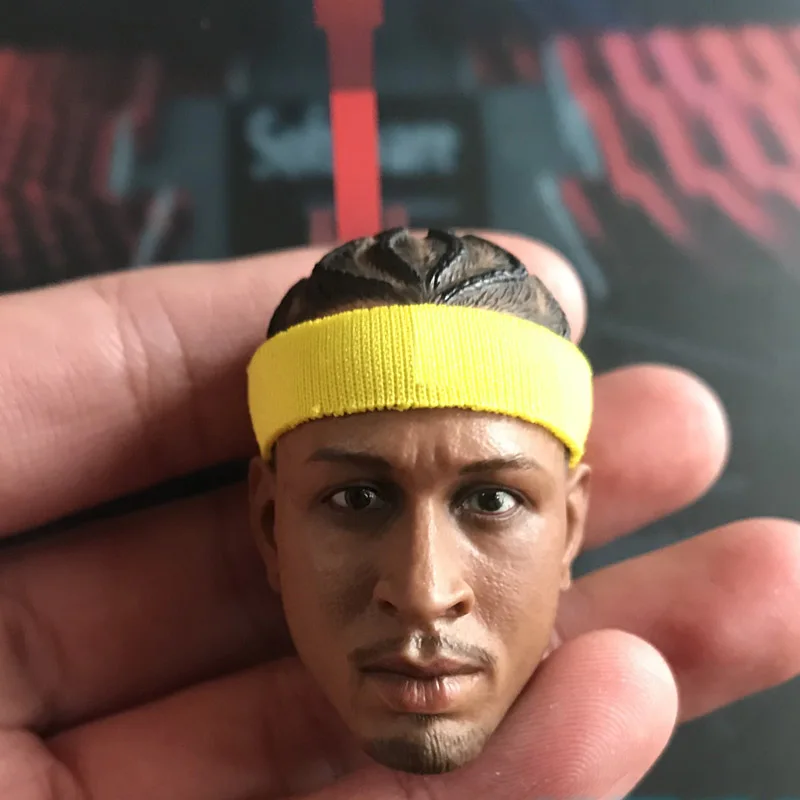 1/6 масштабная баскетбольная лента для волос желтый шарф модель 12 дюймов