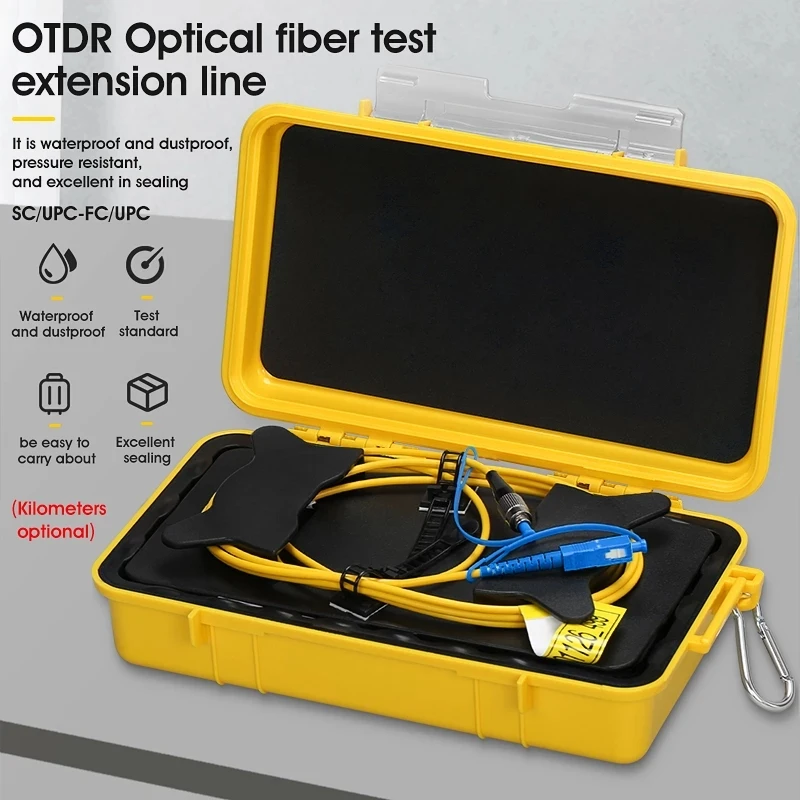 

SC/UPC-FC/UPC OTDR Dead Zone Eliminator,Fiber Rings ,Fiber Optic OTDR Launch Cable Box 500m 1km 2km SM 1310/1550nm