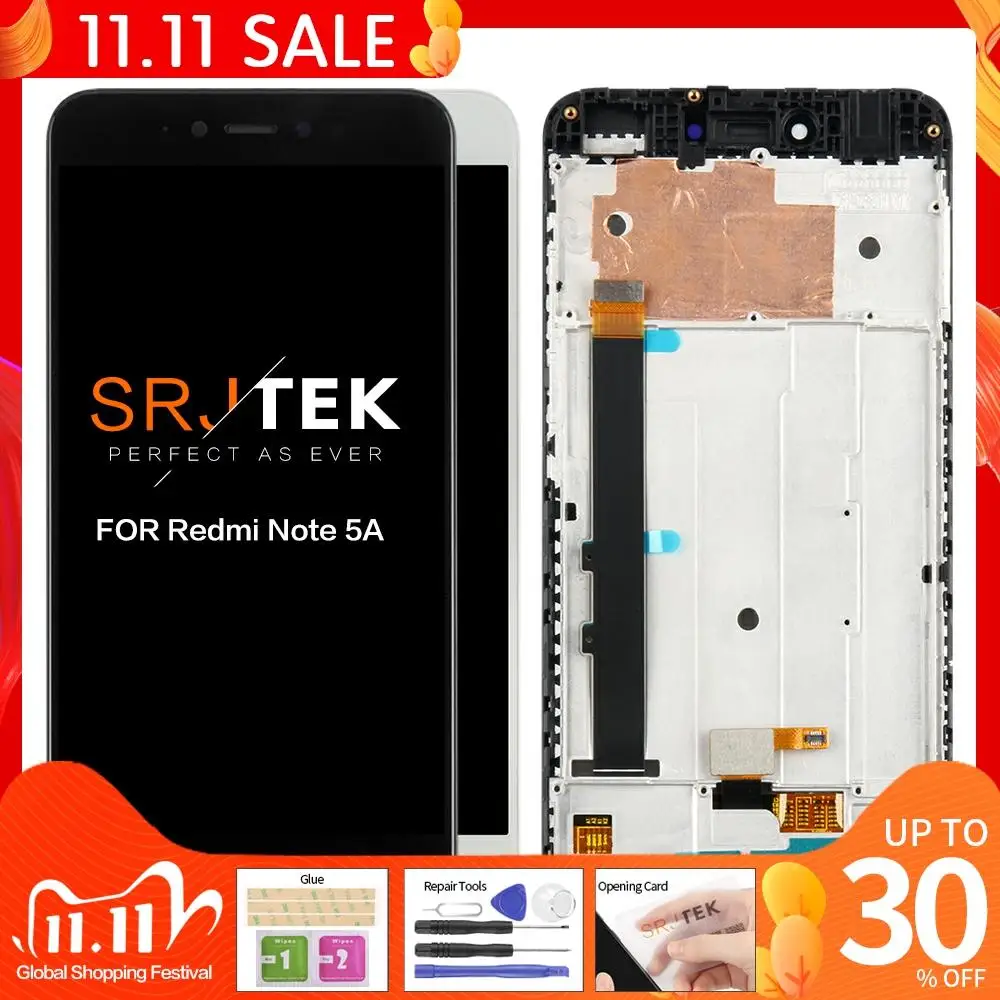 

1920*1080 5.5 Inch AAA Quality LCD+Frame For Xiaomi Redmi Note 5A LCD Display Screen For Redmi Note 5A Prime/Pro Assembly