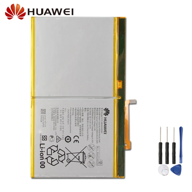 Huawei сменный аккумулятор HB26A5I0EBC для huawei MediaPad M2 10,1 плоский сотовый M2-A01W M2-A01L MediaPad M3 lite 6660 мАч