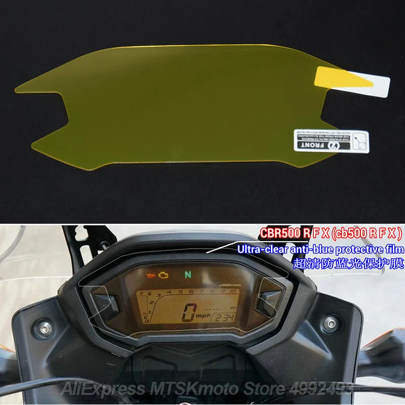 Для Honda CBR500R CB500F CB500X кластер Защитная пленка для экрана от царапин TPU Blu Ray
