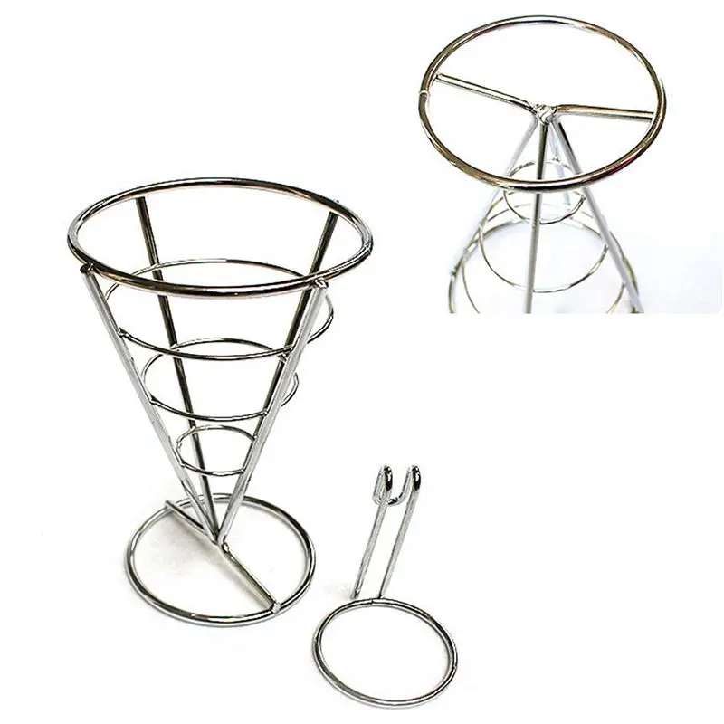 Конус закуска жареная курица демонстрационная стойка фри продукты стенд