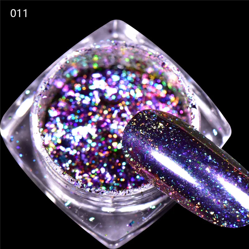 BeautyBigBang, 0,1 г, 12 цветов, блестящий блеск для ногтей, Звездный дизайн ногтей, пудра для маникюра Кончиков Ногтей, украшения, хромированная пудра для ногтей
