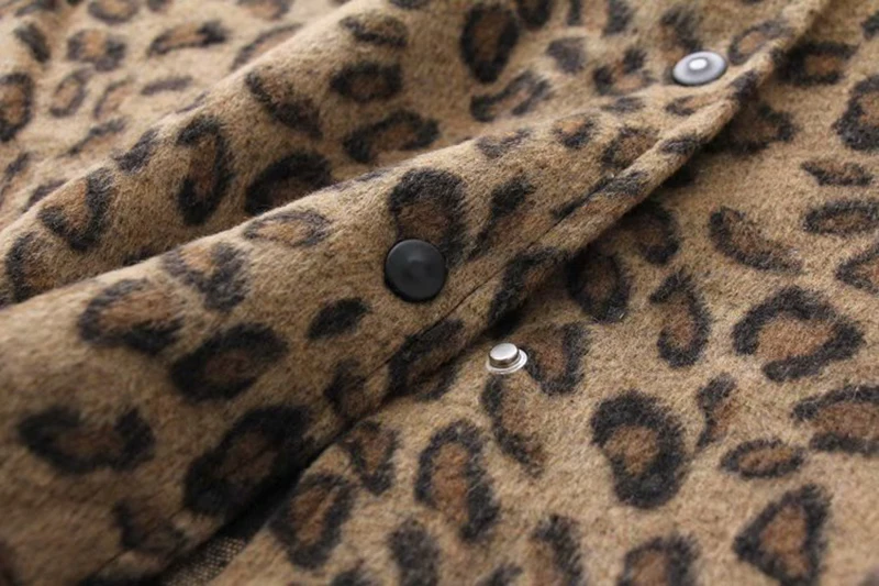 

Oversize Leopard Printed Jackets 2019 Spring Coats For Women Ladies Plus Size Loose Coats Korean Style Harajuku Outerwear