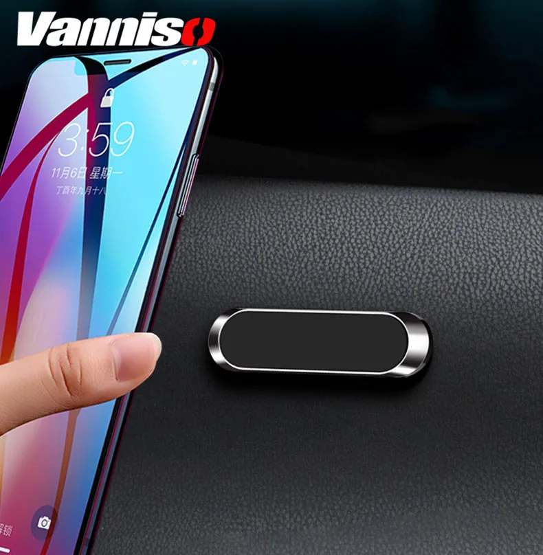 Автомобильный держатель для телефона Vanniso магнитный настенный металлический iphone