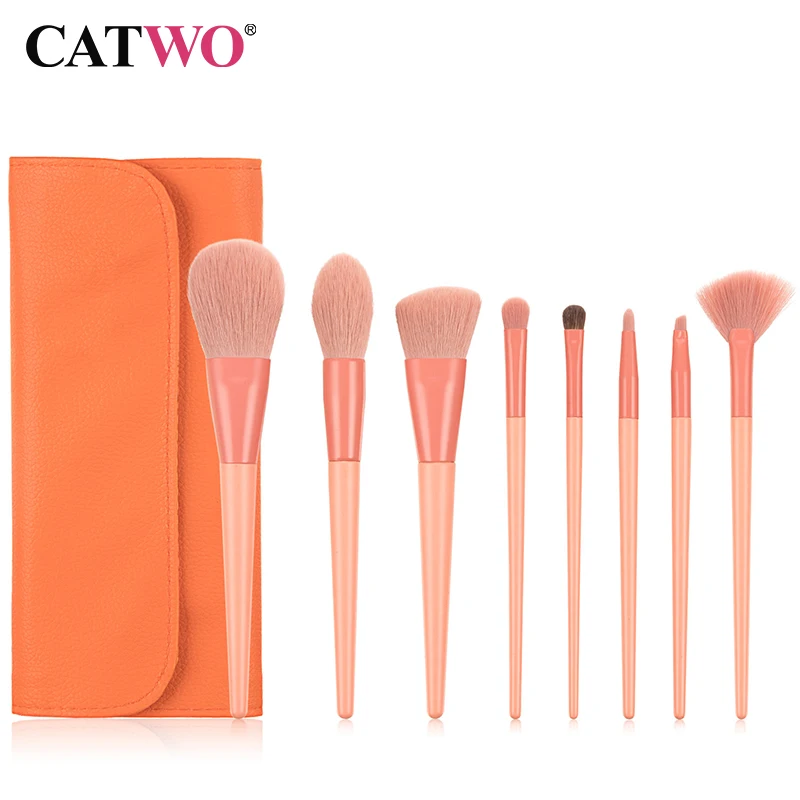 Набор кистей для макияжа Catwo 8 шт./лот синтетические волосы Профессиональная