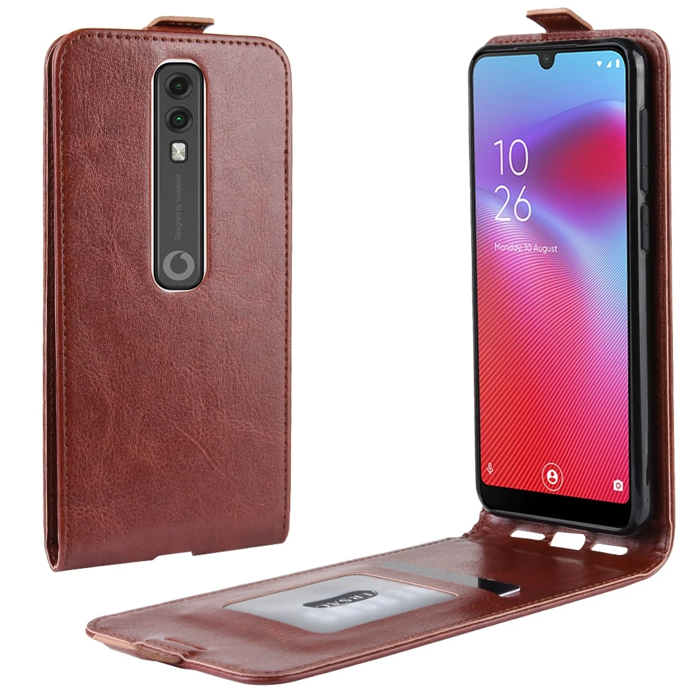 Вертикальный кожаный чехол-Кобура VFD 730 для Vodafone Smart V10 | Мобильные телефоны и