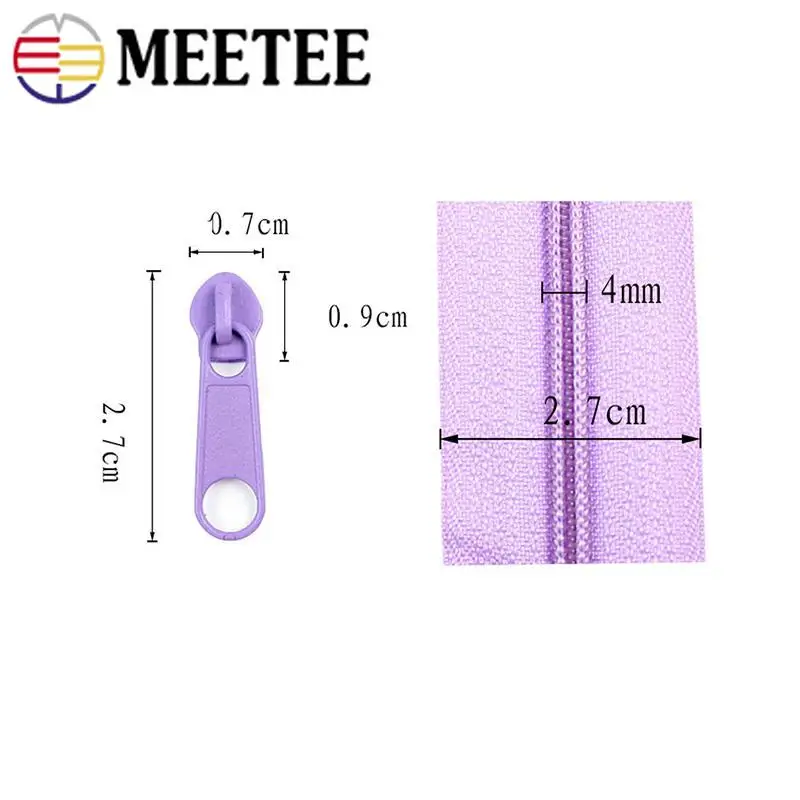 50 шт. экологически чистые наборы молний 3 # для нейлоновых сумок пододеяльников