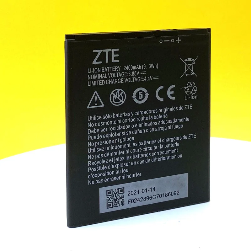 100 original battery for zte blade a520 a521 ba520 a603 ba603 2400mah li3824t44p4h716043 mobile phone high quality free global shipping