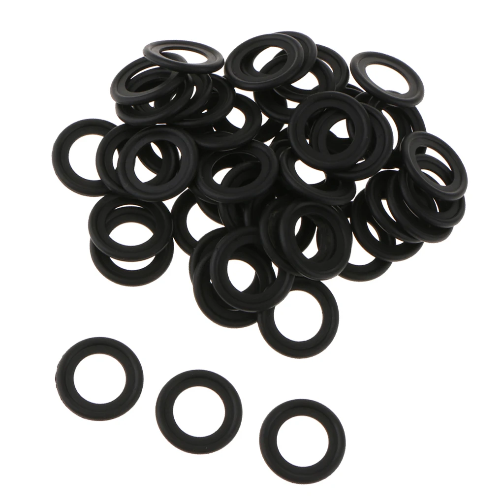 

50Pcs 14mm Oil Drain Plug Crush Washer Gaskets For Ford F5TZ-6734-BA