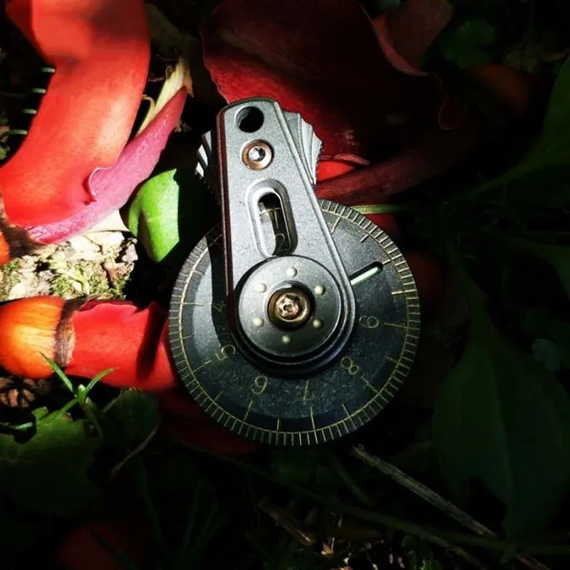 Рулонная цепочка для ключей из титанового сплава Круглый дальномер EDC