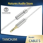 Кабель TANCHJIM S Обновленная линия 3,5 мм односторонний 2,5 мм сбалансированный 4,4 мм сбалансированный 0,78 мм 2-контактный обновленный кабель для HANA Oxygen