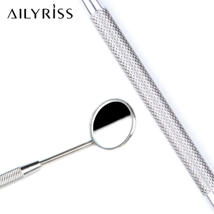 2 шт. увеличительное зеркало для наращивания ресниц нержавеющая сталь ручка