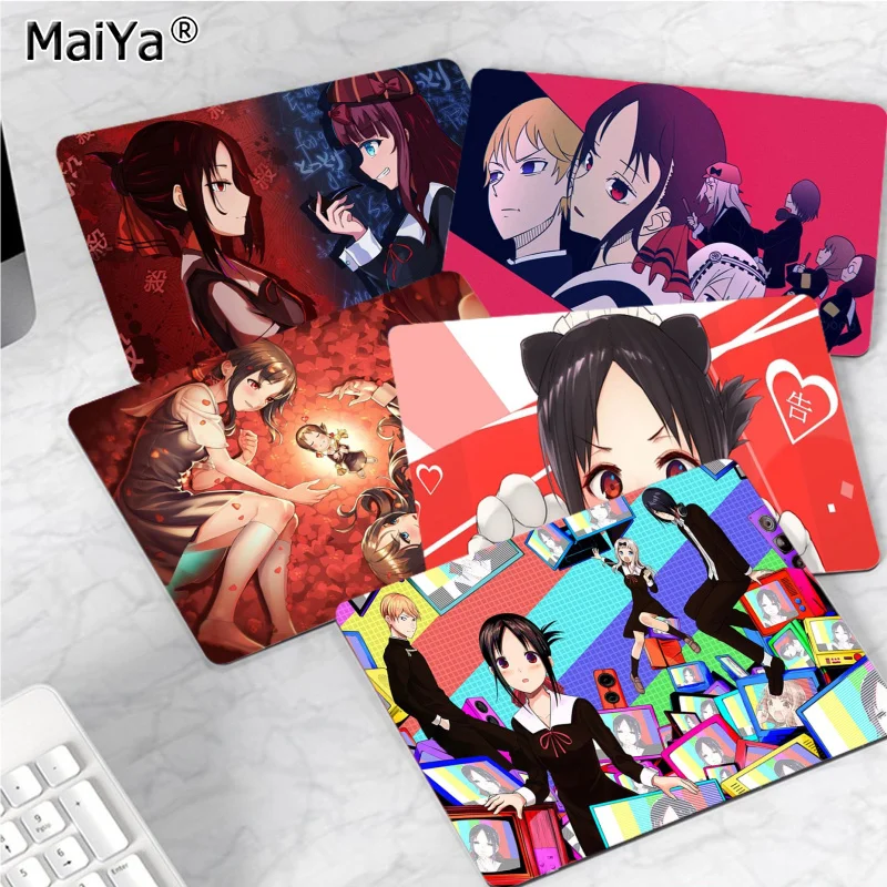 

MaiYa My Anime Kaguya-sama Love Is War Shinomiya Kaguya, маленький коврик для мыши, компьютерный коврик, Лидер продаж, оптовая продажа, игровой коврик для мыши