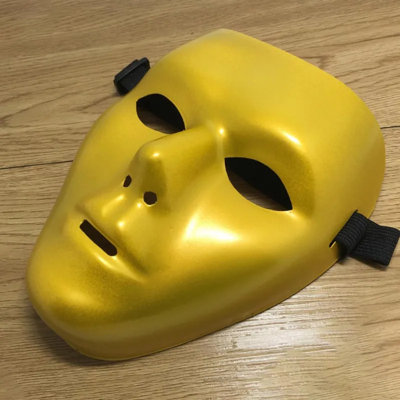 DIY маска золотого и серебряного цвета маска для вечеринки, танцев Новинка pvc уличных танцев маски для хеллоуина украшения