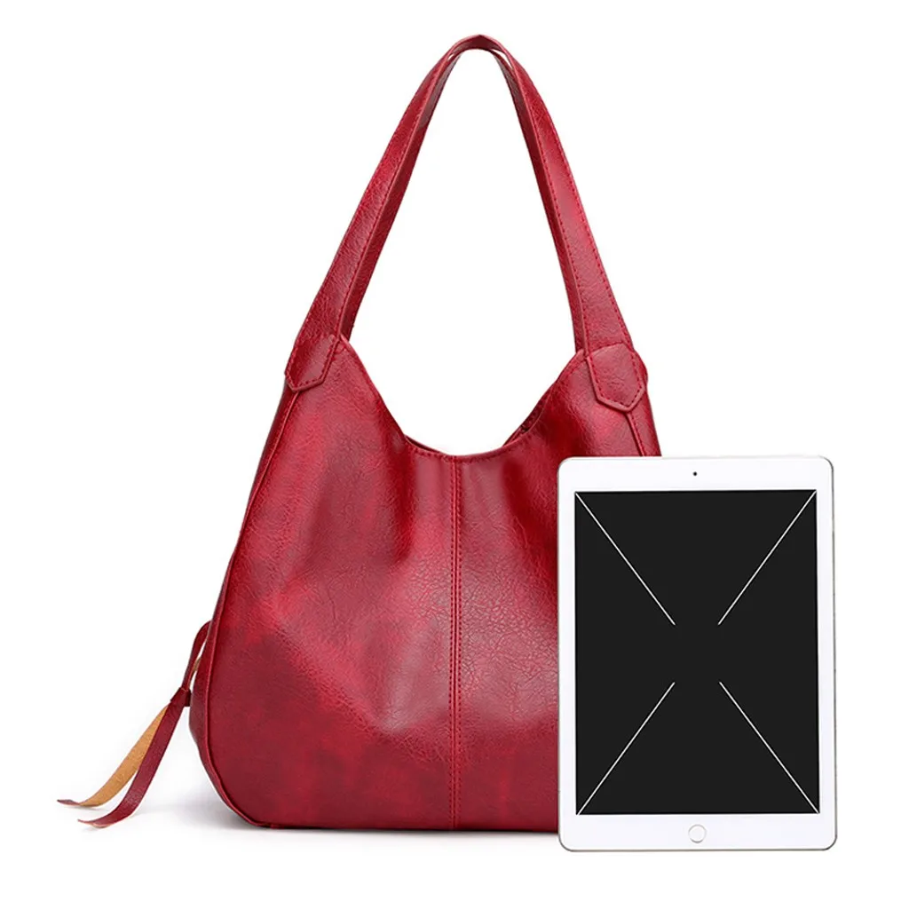 Large-capacity women's handbag Casual Totes Women bag Simple shopping big Shoulder bag for Women Classic Tassel Bags bolso mujer