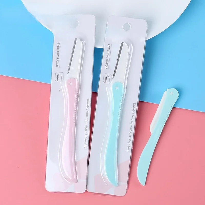 

Folding Eyebrow Razor with Protection Net For Women Makeup Beauty Tool