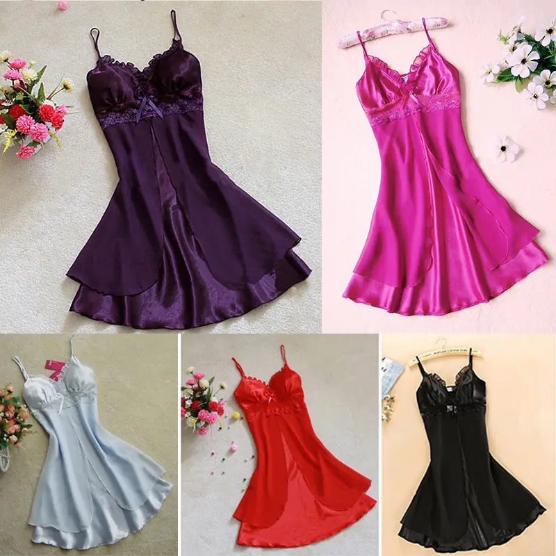 

Sexy Fashion Women Lingerie Nightgown Casual Ladies Sleepwear Nightdress Camisola Vestidos Femininos Nightie Women Clothing