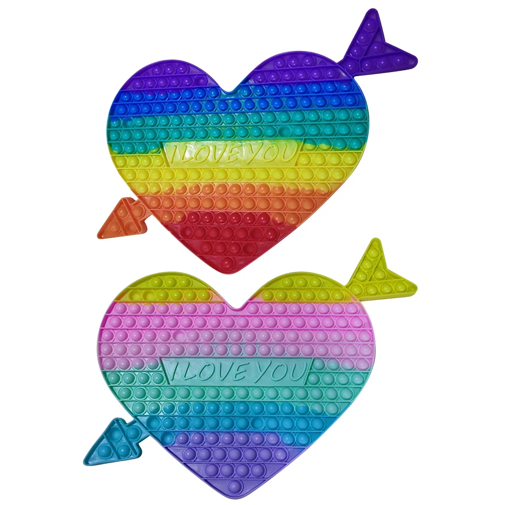 

Игрушки-антистресс большого размера с пузырьками, игрушка-антистресс, стрела, пирсинг в сердце, интерактивные игрушки для детей и взрослых, ...