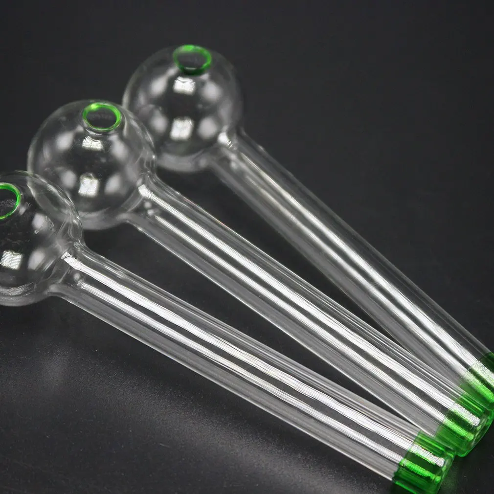 10cm spray color Glass Straw ECO-friendly Household Glass straight Shape Pipet