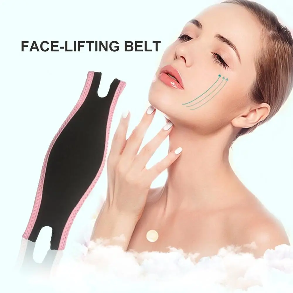 V образный пояс для подтяжки лица утягивающий подбородок щек шейпер против