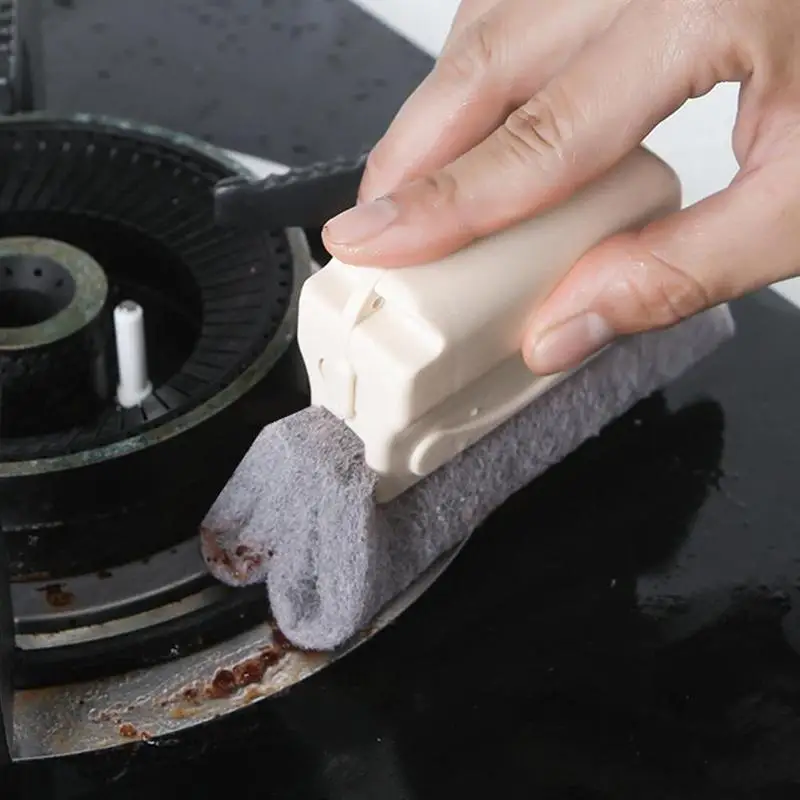 

Kitchen Window Slot Cleaning Brush Creative Multifunction Door Gap Sweeping Grooves Comfortable Grip Handheld Tools