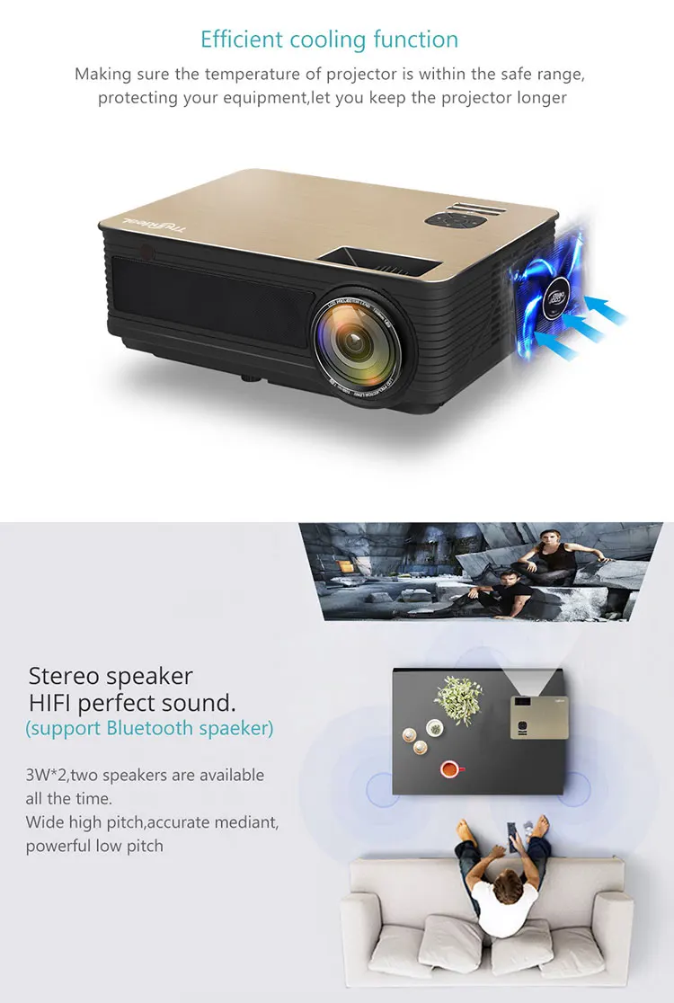 HD светодиодный проектор Android WiFi Bluetooth Full HD 1080P разрешение 1920x1080 офисный домашний видео мультимедийный проектор