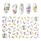 Наклейки для ногтей, цветные Переводные, 1 лист