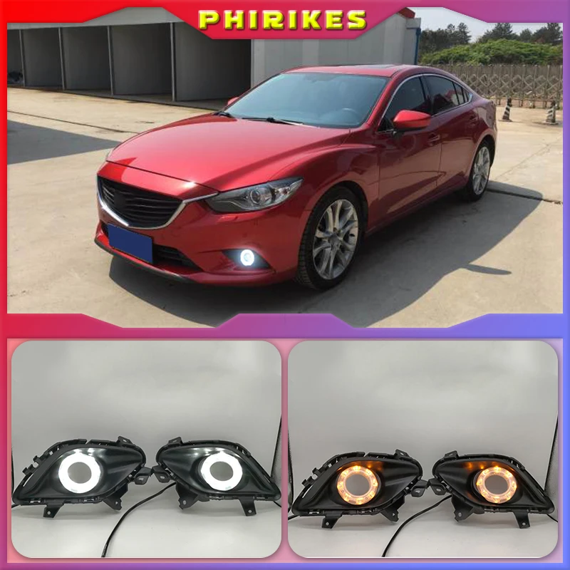 

2 шт., водонепроницаемые противотуманные фары для Mazda 6 Atenza 2014-2016