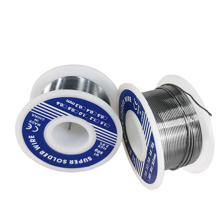 

1MM 0.8mm 1.0mm 20g 50g 100g portable solder wire solder pen silver mobile phone instrument repair tool