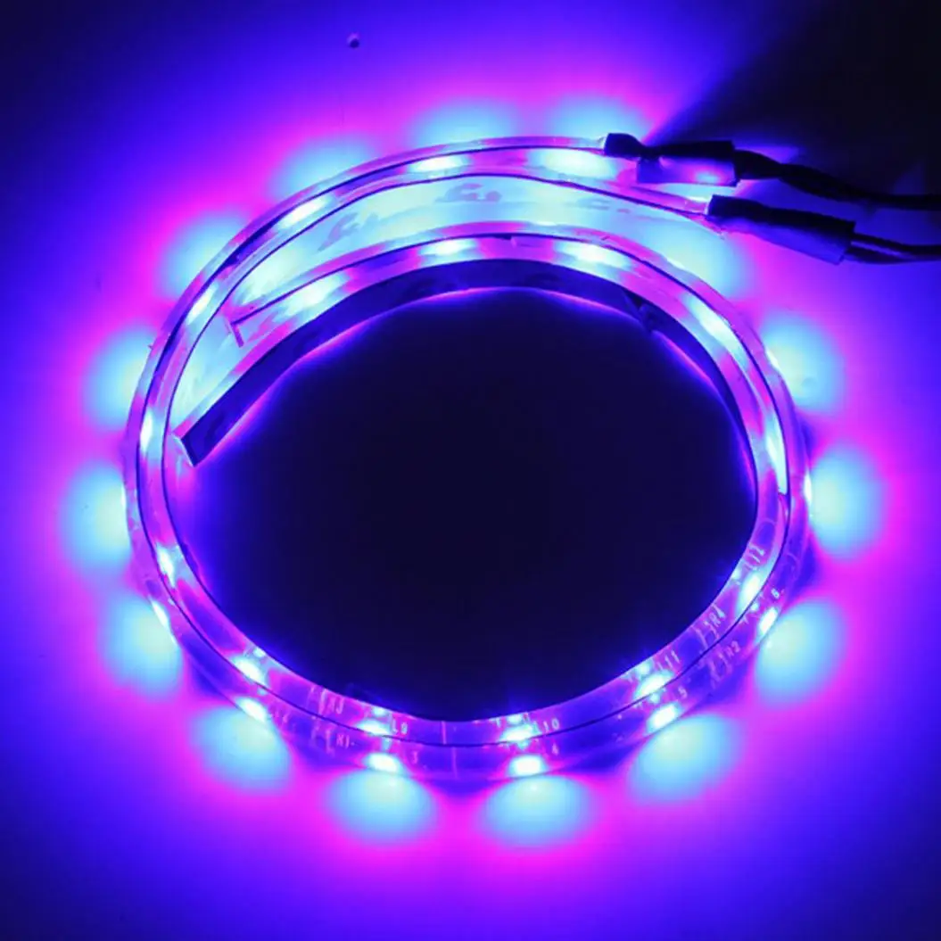 

2pcs 12V 30cm 18LED 3528 Flexible Strip Lights Waterproof IP65 with 5 Colors