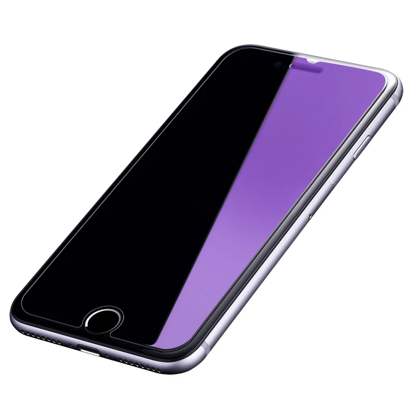 

Full Cover on the Tempered Glass HD Anti Blue Light For Apple iPhone 8 8plus 7 7plus Screen Protector buy one get one free