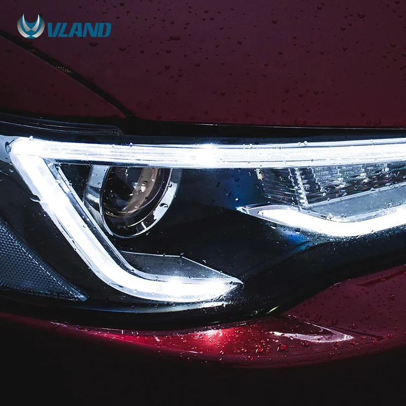 

Vland manufacture LED Head Lamps For 2008-UP Mitsu Lancer Evolution/X EX Lance Car Head Light