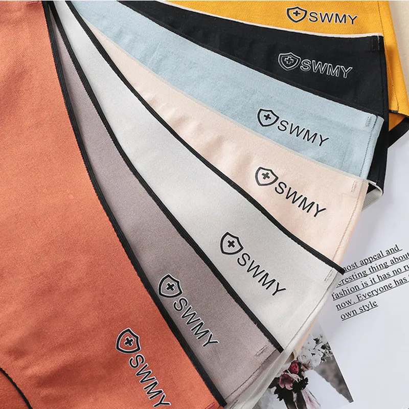 

Women Cotton Breathable Antibacterial Mid-Waist Seamless Colorful Panties Hip Raise Sexy Girl Skin-Friendly Soft Briefs Ladies