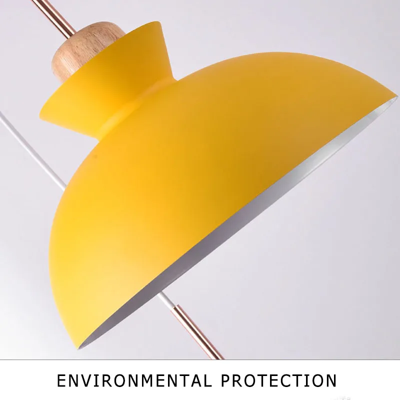 Современный подвесной светильник в скандинавском стиле лампа цвета макарон лофт