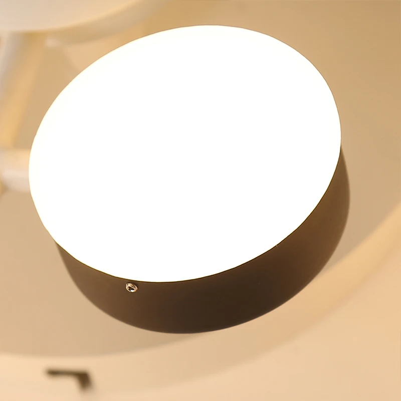 Новый светодиодный Люстра для освещения Гостиная Спальня исследование кольца