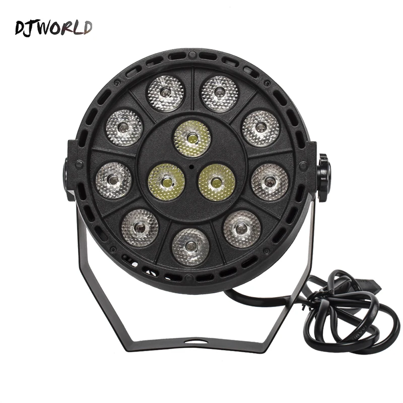 Светодиодный плоский цветной мини-проектор Par 12x3 Вт RGBW диско-лампа для диджея