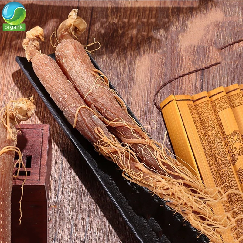 

Pure Natural Red Ginseng Root for 10 Years.Radix Ginseng Rubra,Korean Red Ginseng Improve Immunity, Anti-Aging Prolong Life