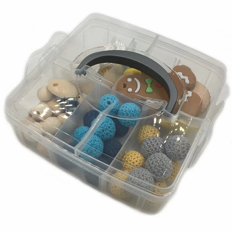 45 шт. DIY детские деревянные бусины набор для прорезывания зубов лекарственная