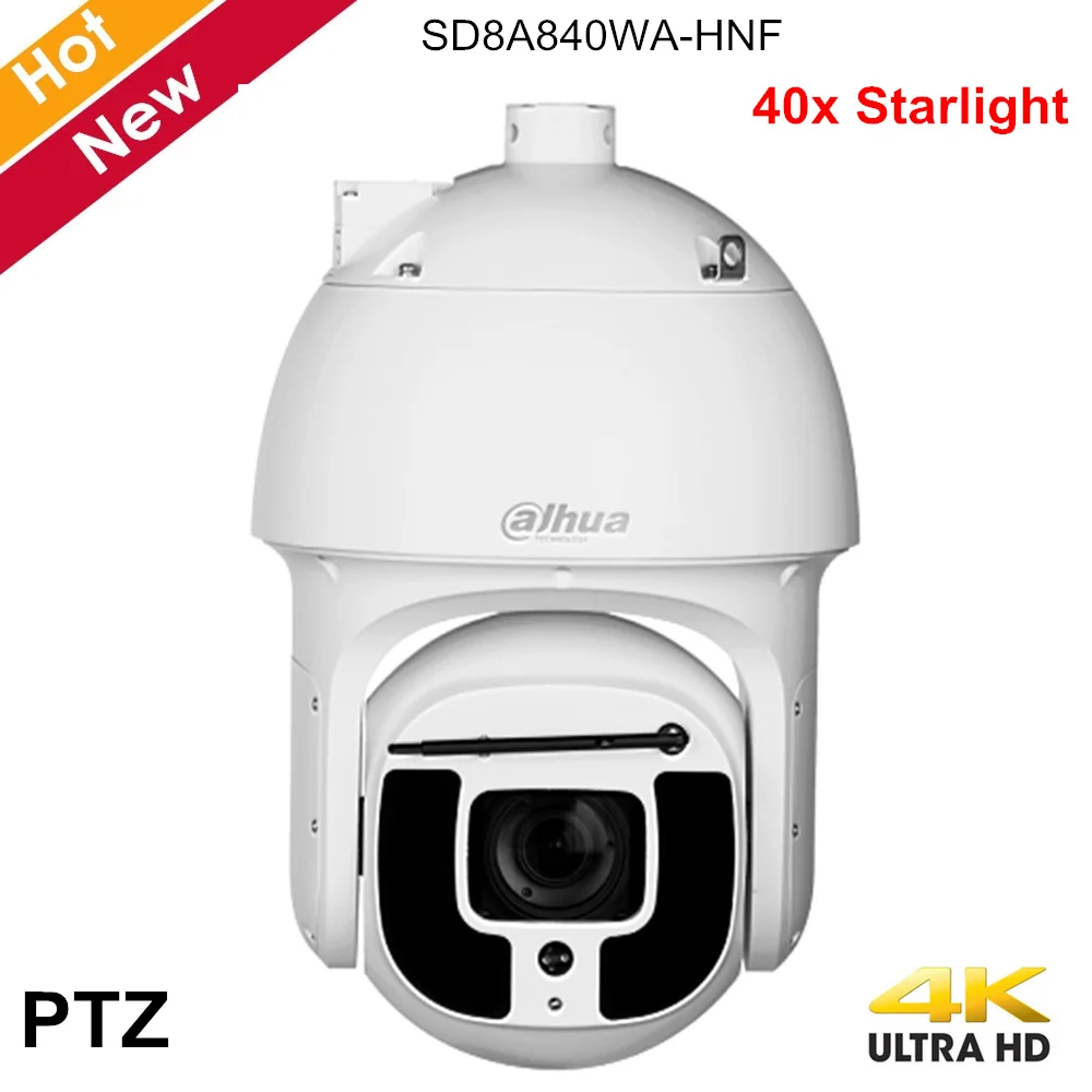 Dahua новейшая SD8A840WA HNF 4K камера 40x Starlight IR PTZ AI сетевая IP 500m Поддержка распознавания