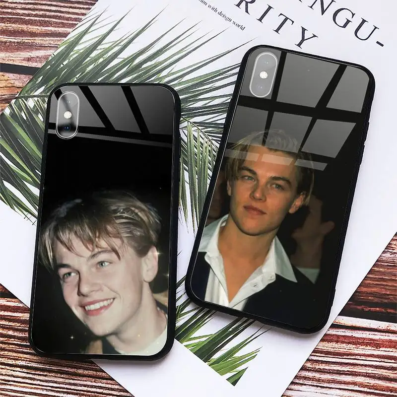 

Leonardo dicaprio American actors Phone Case Tempered glass For iphone 6 7 8 plus X XS XR 11 12 13 PRO MAX mini