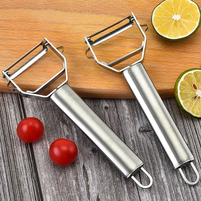 

Stainless Steel Fruits And Vegetables Peeler Manual Potato Orang Apple Carrot Peeling Knife Multifunction Kitchen Accessories