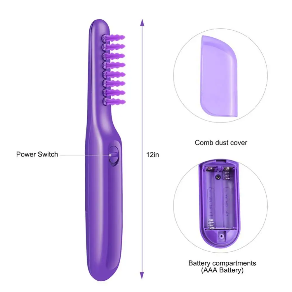 

Electric Detangling Brush Hair Curly Detangle Brushes Scalp Massage Comb Loosen knots and Tangles Comb