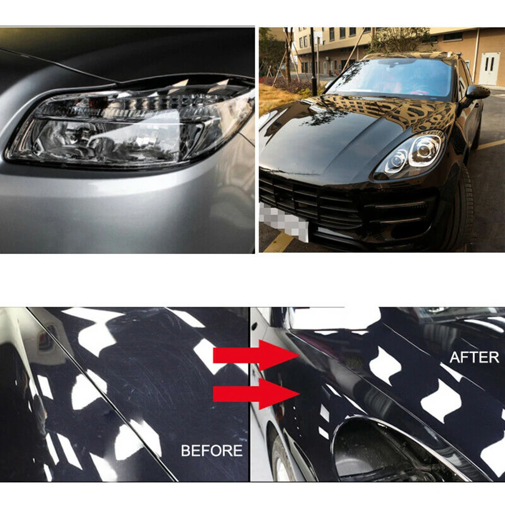 

Wrap Vinyl Film 12x48Inch Auto Fog Taillight Glossy Headlights Removable